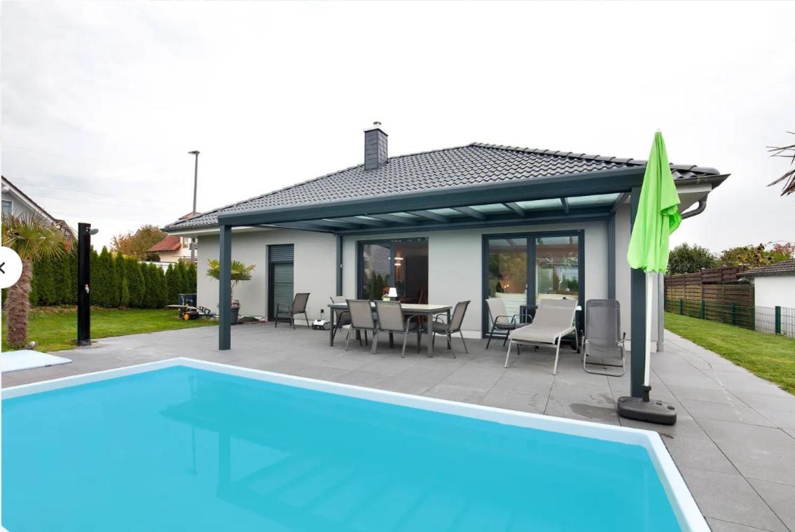 Grosszuegige Unterkunft Mit Terrasse Oberbrechen Esterno foto