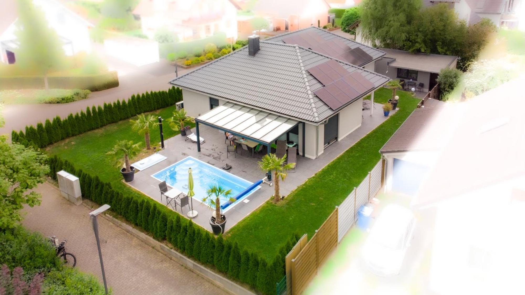 Grosszuegige Unterkunft Mit Terrasse Oberbrechen Esterno foto